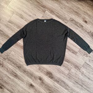 Demylee 100% Cashmere Striped Sweater